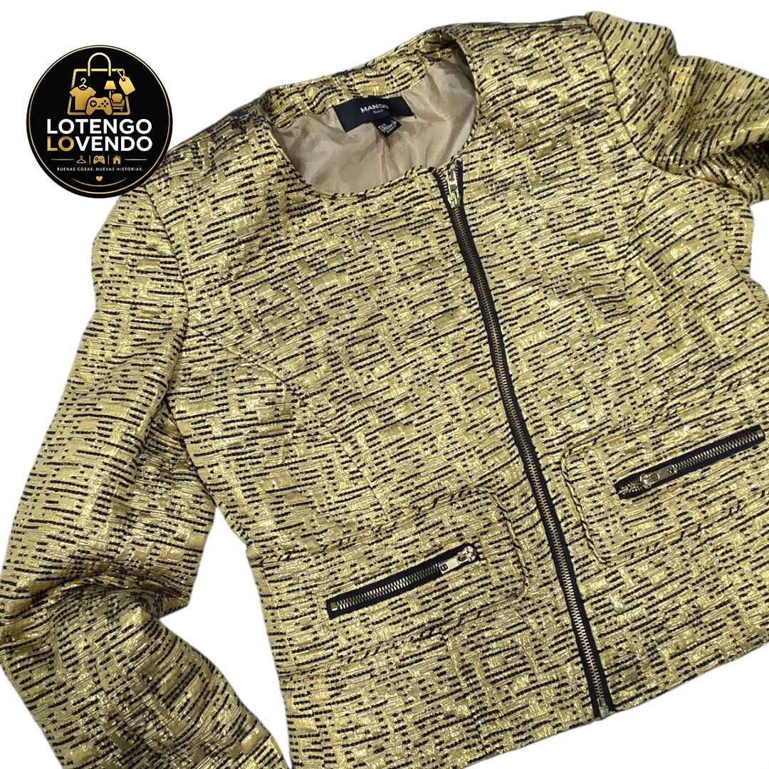 Blazer Mango Gold metálico